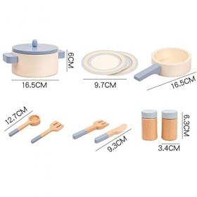 F Fityle Ensemble de Jeu de Cuisine pour Enfants simulé, Jouets de Maison de Jeu, ustensiles de Cuisine Mignons, Cuisine de J