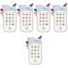 Toyvian 5 Pièces Téléphone Portable Pour Enfants Ensemble De Jeu Pour Enfants Jouets Pour Enfants Jouet Musical Pour Bébé Jou