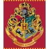 SaoTi Couverture Coralina Harry Potter 120 x 150 cm, bouclier, personnages, différents modèles et couleurs bouclier fond rou
