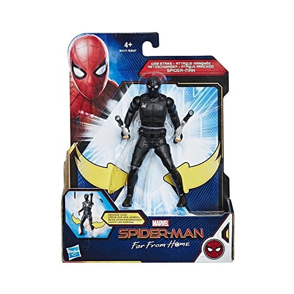 Hasbro Spider-Man- Far from Home Web Strike Action Figure 15 cm Multicolore E4117ES0