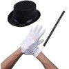 RARA® Costume de magicien pour enfants – Jeu de rôle pour enfants, ensemble de déguisement de magicien dHalloween, chapeau, 