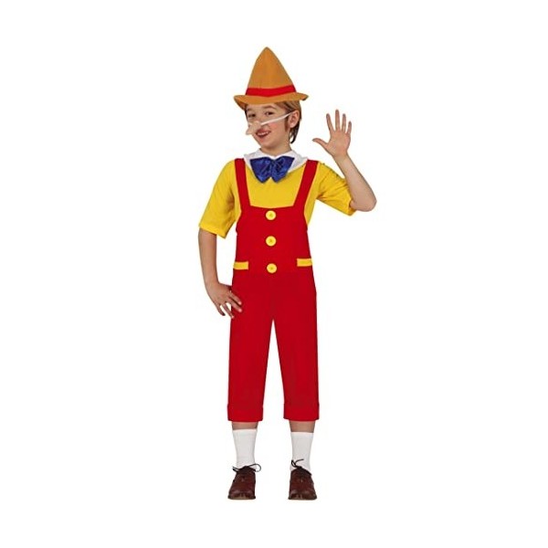 Fiestas Guirca Déguisement Pinocchio Boutons Enfant