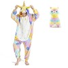 Enfants Licorne Onesie Pyjamas Flanelle One Piece Costume Filles Cadeau Cosplay Halloween Outfit Homewear