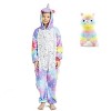 Enfants Licorne Onesie Pyjamas Flanelle One Piece Costume Filles Cadeau Cosplay Halloween Outfit Homewear