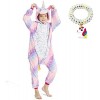 Enfants Licorne Onesie Pyjamas Flanelle One Piece Costume Filles Cadeau Cosplay Halloween Outfit Homewear