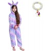 Enfants Licorne Onesie Pyjamas Flanelle One Piece Costume Filles Cadeau Cosplay Halloween Outfit Homewear