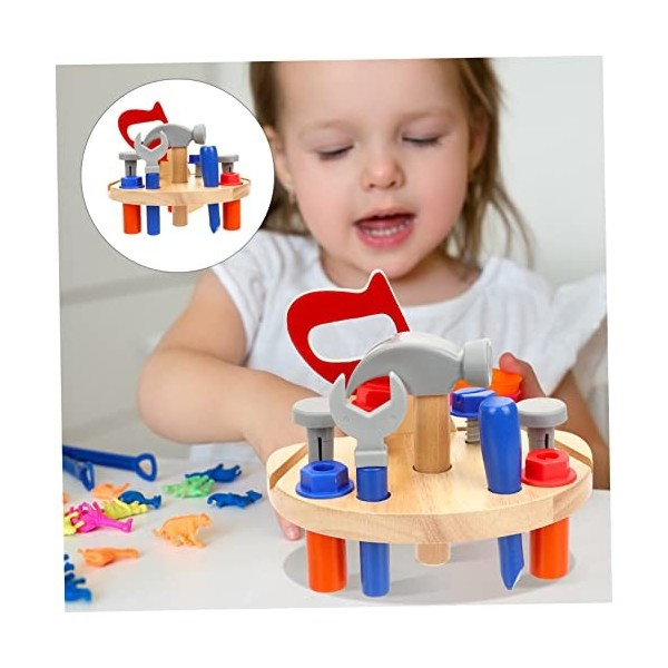 Toyvian 1 Jeu De Simulation De Réparation Jouet De Démontage Jouets Éducatifs pour Enfants Banc DOutils pour Tout-Petits Ens