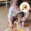 STOBOK 1 Jeu Éducation Précoce Blocs De Construction Géométriques Jouets Dappariement Cognitif Jouets Déveil Jouets pour En