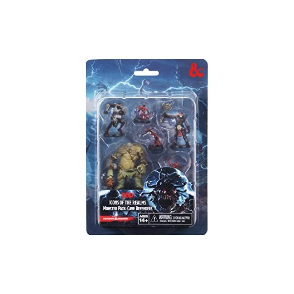 WizKids D&D Icons of The Realms Miniatures 6-Pack Monster Pack: Cave Defenders