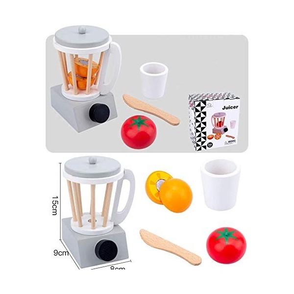 Pppby Jouet Enfant 2 Ans Cuisine Et Pâtisserie en Bois Accessoires De Cuisine pour Enfant Couverts Et Ustensiles De Cuisine G