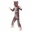 EraSpooky Loup-garou Cosplay Costume pour Enfants Sauvages Costume Halloween Party Carnaval Mardi Gras