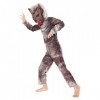 EraSpooky Loup-garou Cosplay Costume pour Enfants Sauvages Costume Halloween Party Carnaval Mardi Gras