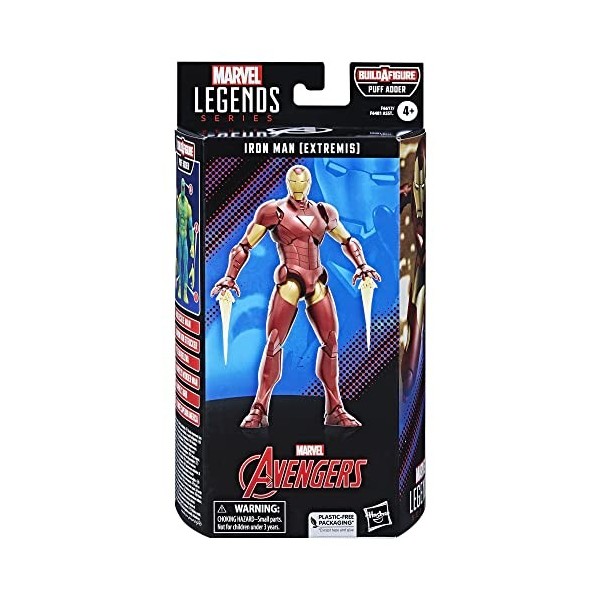 Marvel Hasbro Legends Series: Iron Man Extremis des Bandes dessinées Classiques, Figurine articulée de 15 cm