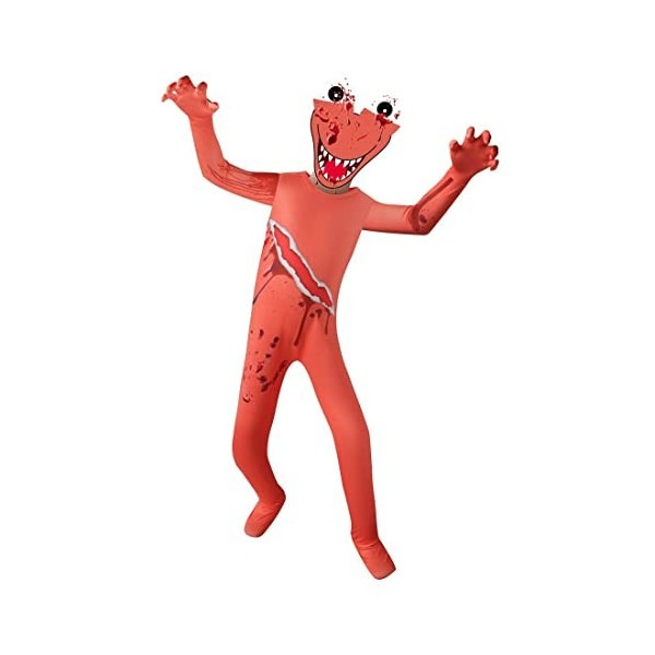 Suyaluoi Rainbow Friends Costume pour enfant - Jeu amusant de dessin animé - Monster Horreur - Cosplay - Costume dHalloween 