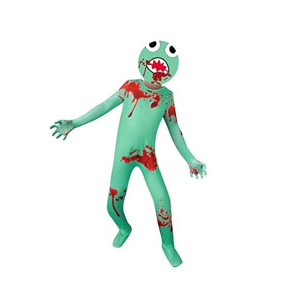 Suyaluoi Rainbow Friends Costume pour enfant - Jeu amusant de dessin animé - Monster Horreur - Cosplay - Costume dHalloween 