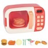 Jouets de Cuisine pour Enfants Jouets de Four Onde Jeu Dimitation pour Enfants avec Accessoires de Jouets de Cuisine Haoying