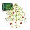 TSLBW Kit de Construction de Sapin de Noël pour Enfants 193 pièces Jouets de Construction Construisez Votre Propre Sapin de N