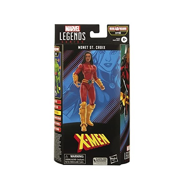 Marvel Hasbro Legends Series: Monet St. Croix, des Bandes dessinées Generation X, Figurine articulée de 15 cm