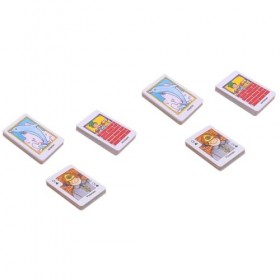 SAFIGLE 6 Boîtes Cartes De Jeu Fête Jouet dapprentissage Précoce en Plastique Enfants Playset Cartes À Jouer pour Enfants Jo