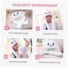 Toyvian Euh 2 Pièces Chapeau De Lapin Avec Oreilles Mobiles Robe Pour Filles Bonnet Rose Filles Chapeau Saut DOreille Oreill