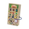 Perfeclan Jouet de Commutation LED Montessori, Jeu dapprentissage et de développement, Planche de Commutation en Bois, Planc