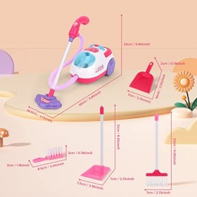 Milageto Bébé aspirateur Jouet Jouant des Jouets dapprentissage Jeu avec Parent Enfant Jeu -Petits, Une