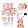 Tytlyworth Ensemble de Maquillage pour Petites Filles,Ensembles cosmétiques de Maquillage pour | Doux Princesse Semblant Joue