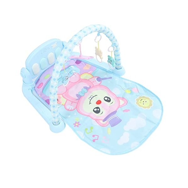 Tapis de Jeu pour bébé, Tapis de Jeu de Gymnastique pour bébé Détachable et Sûr pour le Temps sur le Ventre Rose 