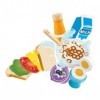 Hape- Set pour délicieux Petit-déjeuner, E3172, Coloré