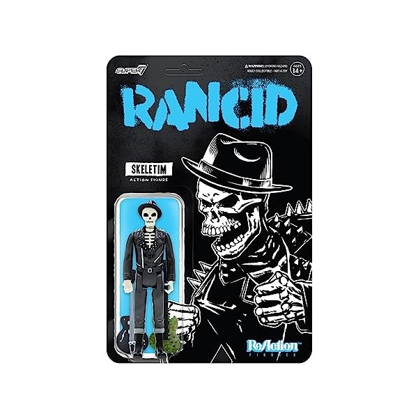 Rancid W4 SKELETIM HAT Figurine de réaction