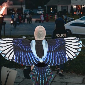 NOLITOY Halloween Aigle Halloween Oiseau Aigle Habillage Costumes avec Bandeau Faveurs pour Enfants