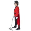 Bristol Novelty- Costume de Cirque Ringmaster | Adulte | Multicolore AC163 Déguisement Rouge, Red, 44-inch