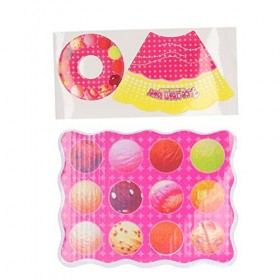 RiToEasysports Jeu Déquilibrage de la Crème Glacée Apprentissage Faire Semblant de Jouer à la Nourriture Jeu de Cône de Crèm