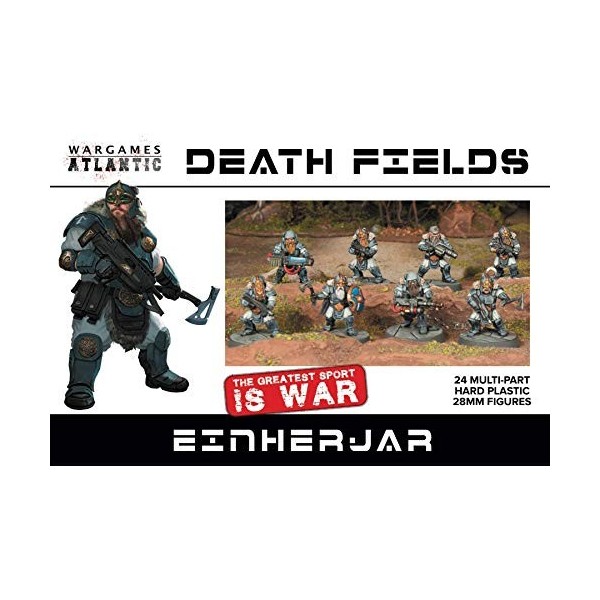 Death Fields – Einherjar Infantry 24 personnes en plastique rigide polystyrène à fort impact 28 mm