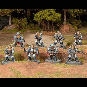 Death Fields – Einherjar Infantry 24 personnes en plastique rigide polystyrène à fort impact 28 mm
