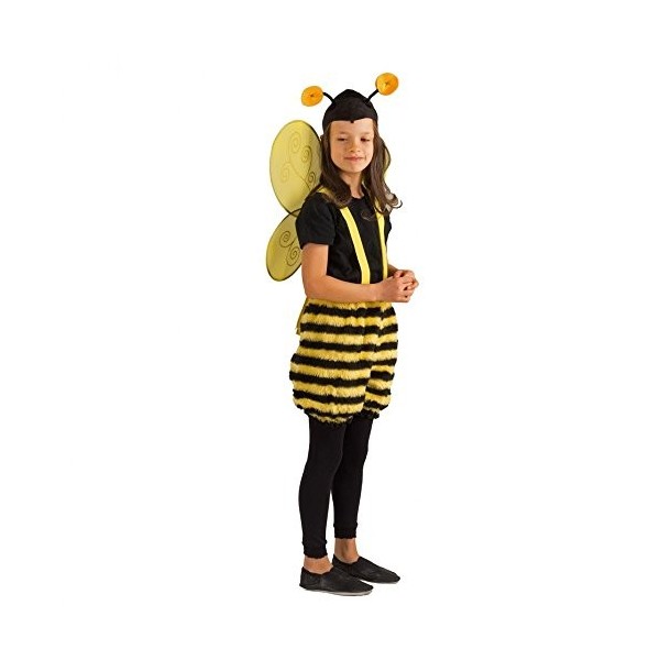 Krause & Sohn Costume pour Enfant Honeybee Summi 92-128 Pantalon Beanie Carnaval Abeille Animal Costume Jardin 92/98 