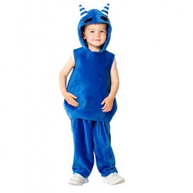 Rubies 3011973-4 Inf Oddbods Costume sauteur pour enfant Bleu 3-4 ans