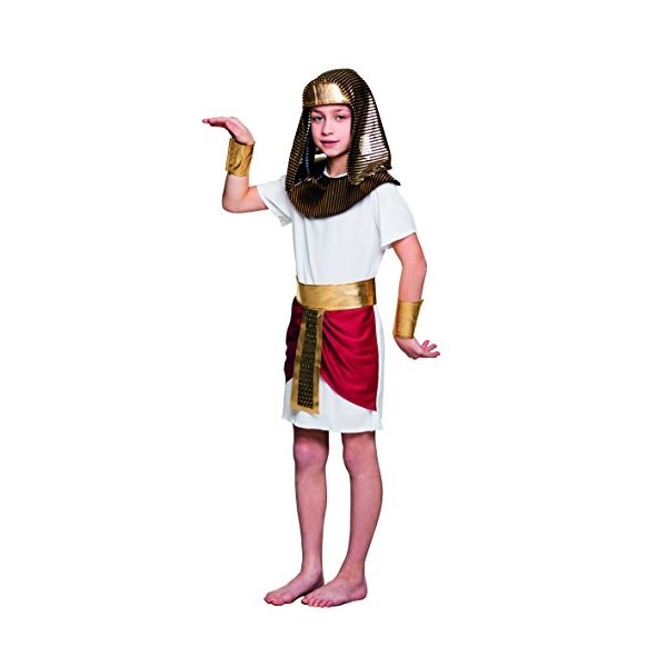 Boland- Déguisement-Costume Enfant Tutankhamun, Boys, 10117440, White, Taille M
