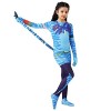 Pmkvgdy Avatar 2 Way of Water Movie Costumes pour enfants, Halloween garçons/filles Cosplay Onesies, Blue Planet Superhero Sh