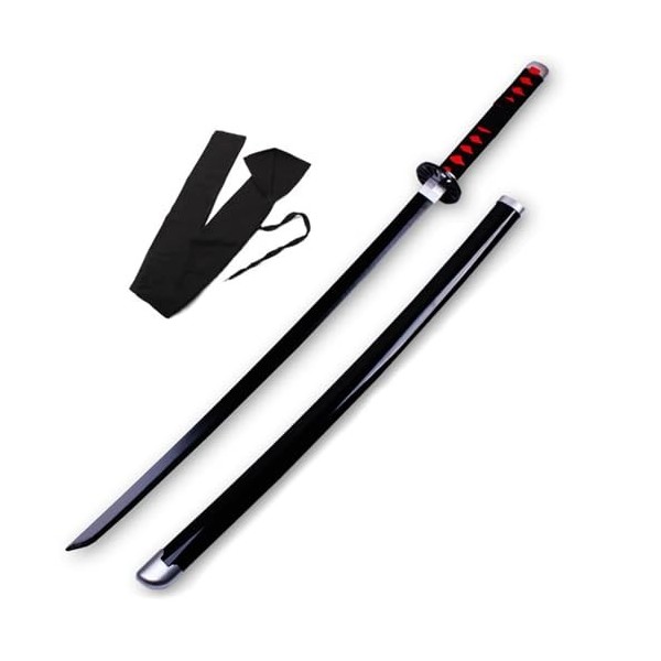 Épées Danime Tanjiro Épée Japonaise Katana Jouet Couteau Lame De Tueur De Démons Fait À La Main En Bois Pour Collection Cosp