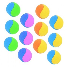 Toyvian 48 Pièces Balle Collante Lancer Et Attraper Ensemble De Jeu pour Enfants Bols À Succion pour Bébé Jouets pour Tout-Pe