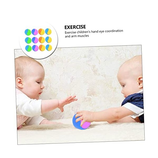 Toyvian 48 Pièces Balle Collante Lancer Et Attraper Ensemble De Jeu pour Enfants Bols À Succion pour Bébé Jouets pour Tout-Pe