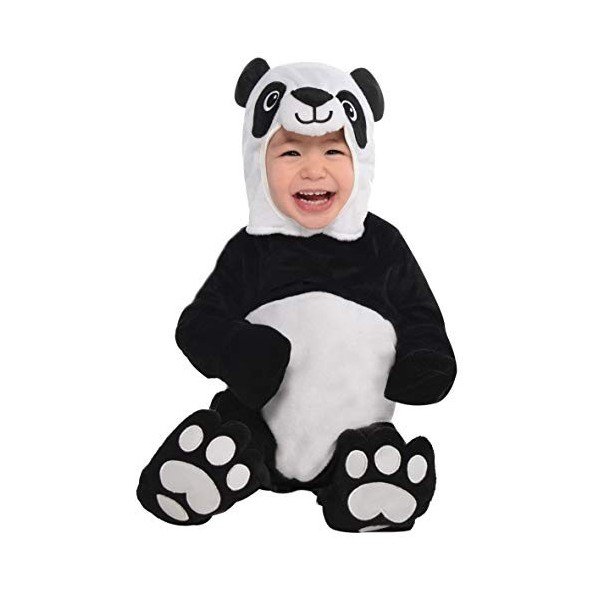 amscan Dress Up Déguisement de panda pour bébé 6-12 mois