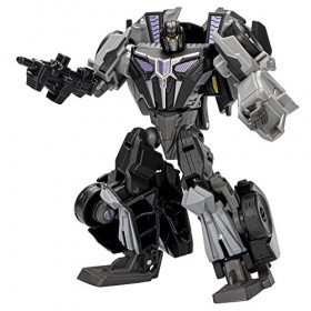 Transformers Generations Studio Series, Figurine 02 Gamer Edition Barricade Classe Deluxe de 11 cm, Transformers: War for Cyb