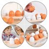 Toyvian 10 Pièces Oeufs Simulés en Bois Oeuf en Bois Enfants Jouets en Bois Ensemble De Jeu pour Enfants Jouet DÉducation De