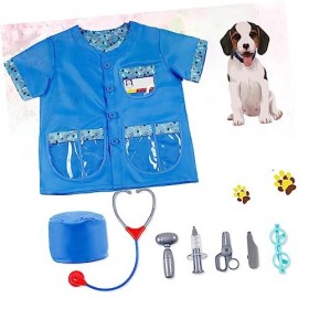 ABOOFAN Halloween Costumes Enfants Costumes Enfants Jeu De Rôle Costume Ensembles Vétérinaire Cosplay Tenues Vétérinaire Cosp
