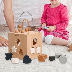 ＡＷＨＡＯ Centre Dactivités En Bois Éducatif pour Le Jeu Coordination Exploration