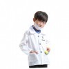 Toyvian Halloween Costumes Enfants Costumes Enfants Médecin Manteau Médecin Jeu De Rôle Tenue Enfants Médecin Costume Vêtemen