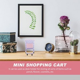 STOBOK Mini-trucs 3 Pièces Mini Panier Mini Mini Panier DÉpicerie Alimentaire Mini Chariot Pour LÉpicerie Panier Modèle All