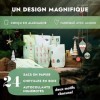 AMARI ® Calendrier de lAvent à remplir Pastell Green - 24 Sacs en papier avec des agrafes en bois à réaliser à Noël - Sacs